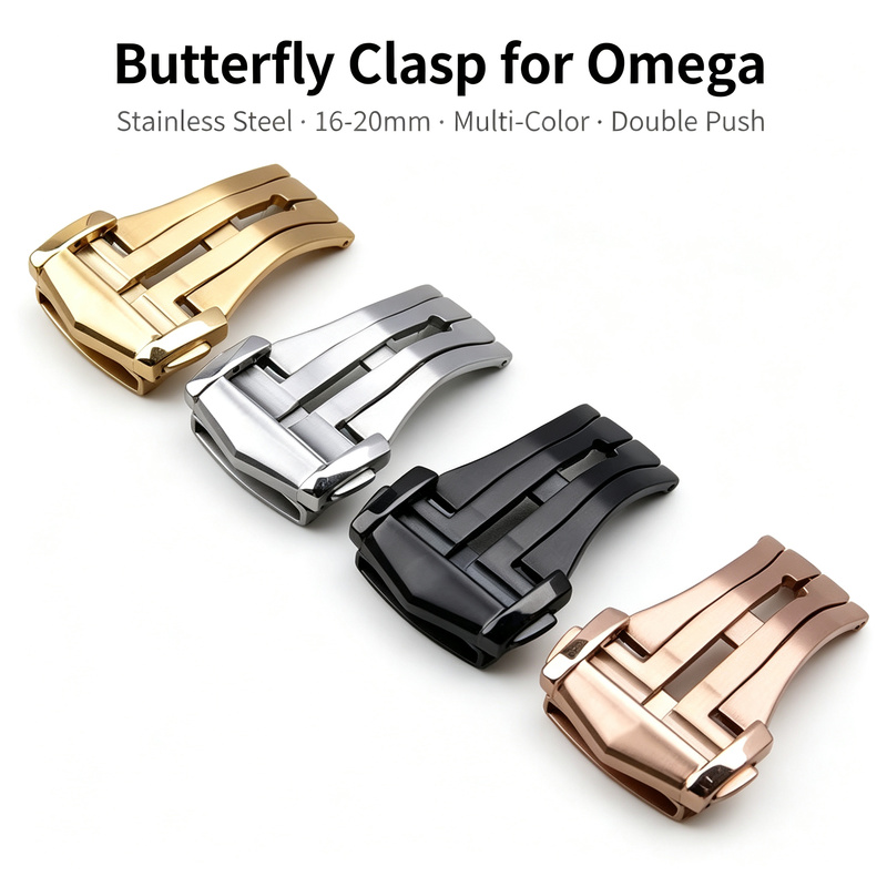 Butterfly Clasp Deployant - Zapięcie motylkowe ze stali nierdzewnej do