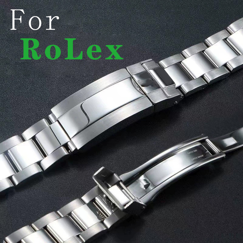 Rolex Watch Datejust - Solidny pasek ze stali nierdzewnej do
