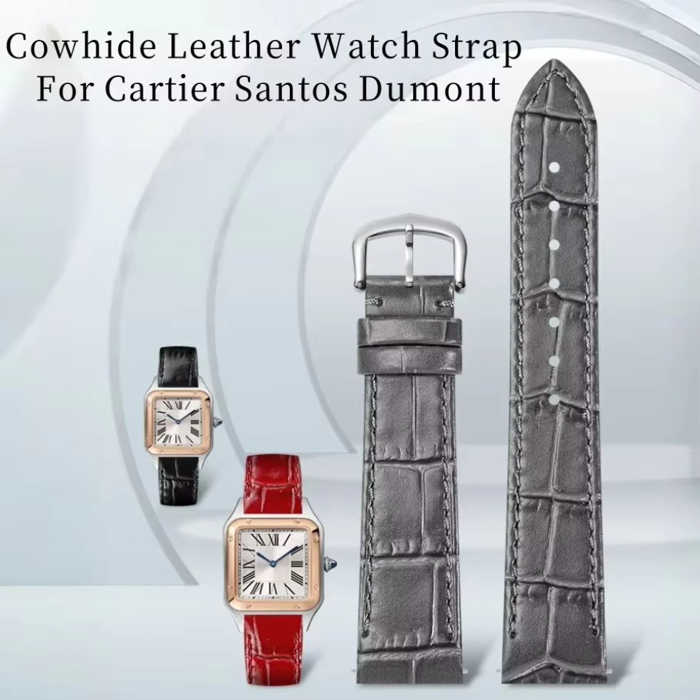 15,5 mm, 17,5 mm, 19 mm – skór – Cartier Watch Santos recenzja i cena