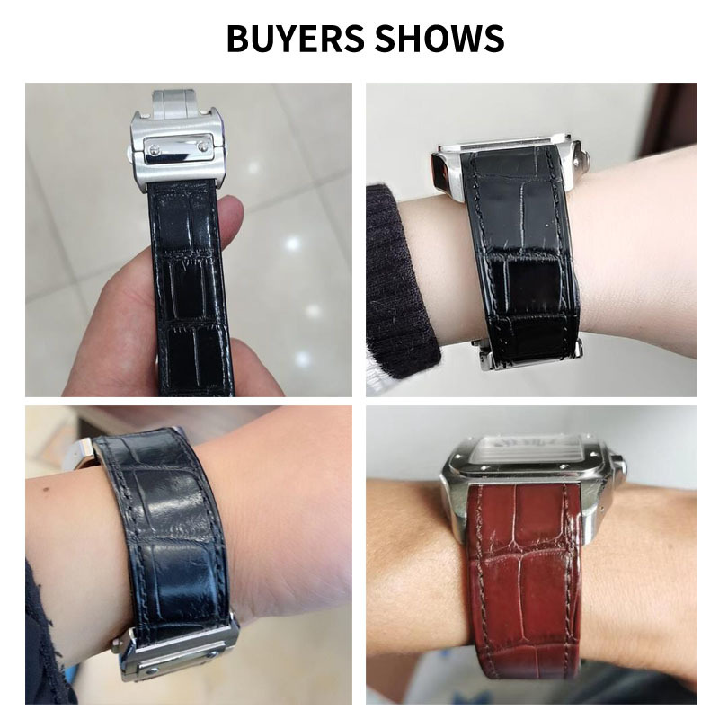 Pasek do zegarka ze skóry bydl – Cartier Watch Santos recenzja i cena