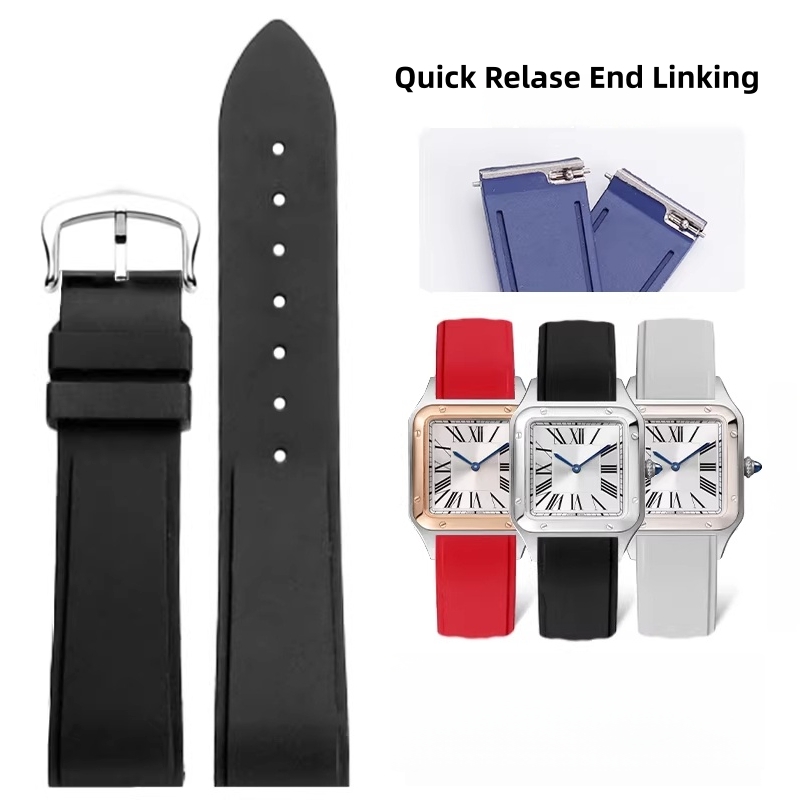 Pasek do zegarka FKM 15.5mm 17 – Cartier Watch Santos recenzja i cena